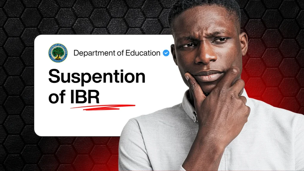 student loan forgiveness suspended, ibr suspended