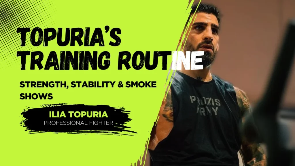 Topuria’s Training Routine